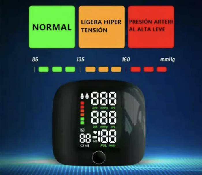 Monitor Presion Arterial Muñeca Recargable - Imagen 2