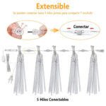 Luces Meteoro Blanco Cálido (5Mts) - Imagen 10