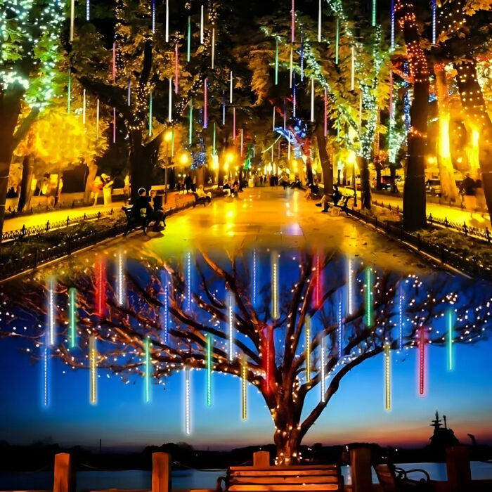 Luces Meteoro Blanco Cálido (5Mts) - Imagen 4